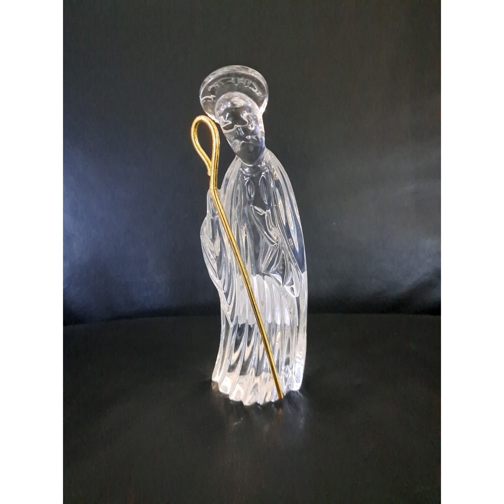 Gorham Crystal Nativity Joseph Germany 7"H No Box